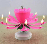 Musical Candle Lotus Flower